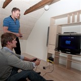 Mulighed for at spille Playstation, med egne medbragte spil